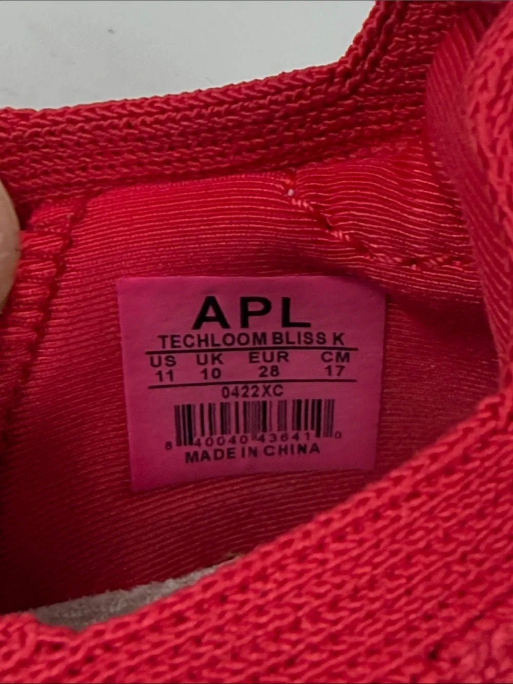APL Kid's TechLoom Bliss in Red/White.